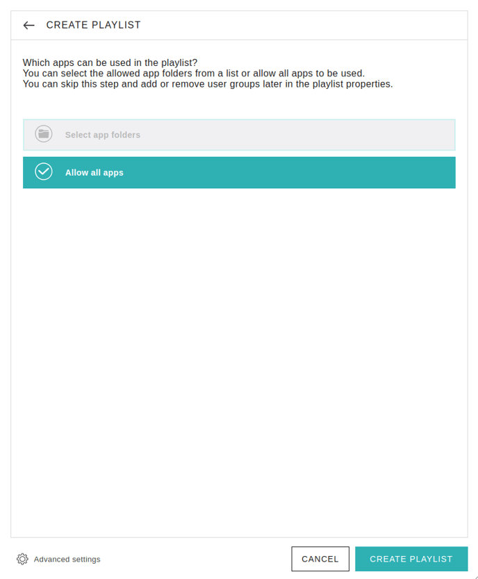 select-apps
